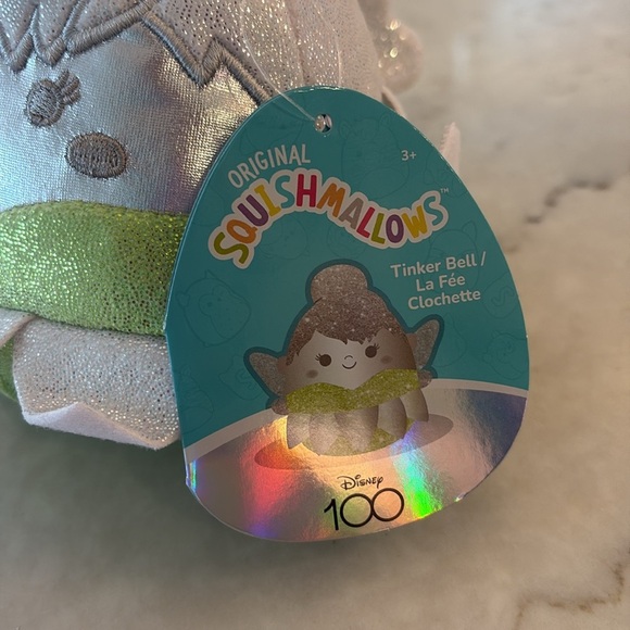 Squishmallow Disney 100th Anniversary Celebration 5" Tinker Bell Stuffed Plush - Picture 3 of 3